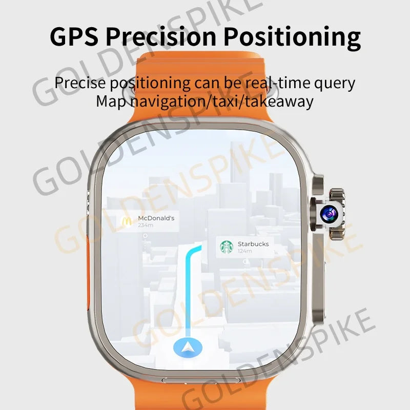 GOLDENSPIKE S10 Ultra MAX 4G Android Smartwatch | GPS WiFi Camera