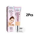 1/2/3pcs CC Cream Foundation Waterproof Brighten Moisturizing Foundation Concealer Oil-Control Long Lasting Spf 50 Makeup Oasis Select 2PCS Medium Skin