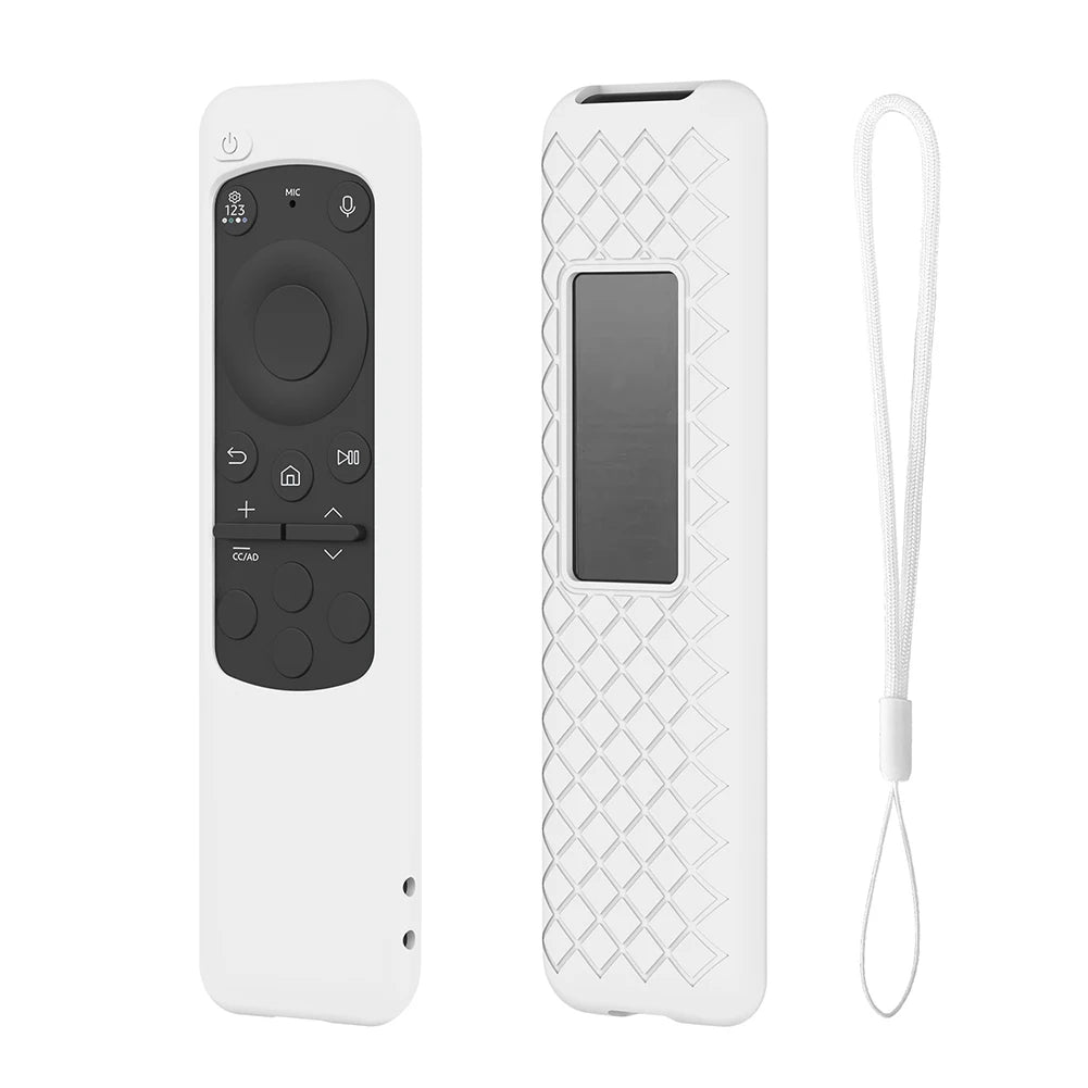 Silicone Remote Cover for Samsung BN59-01432A TM2360E Anti-Slip Remote Control Cover Oasis Select WHITE france