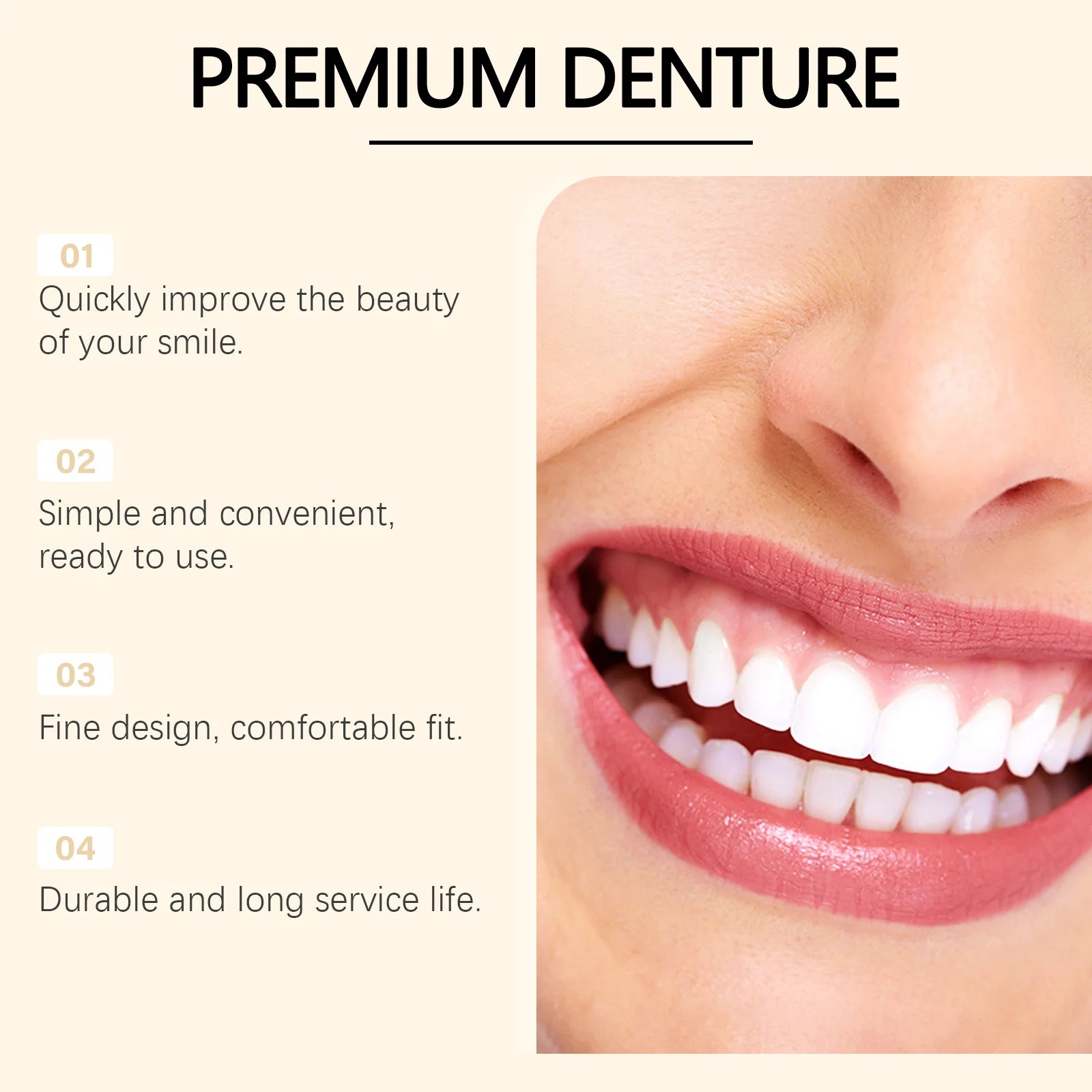 Silicone Denture Care Set – Comfortable Fit & Better Smile