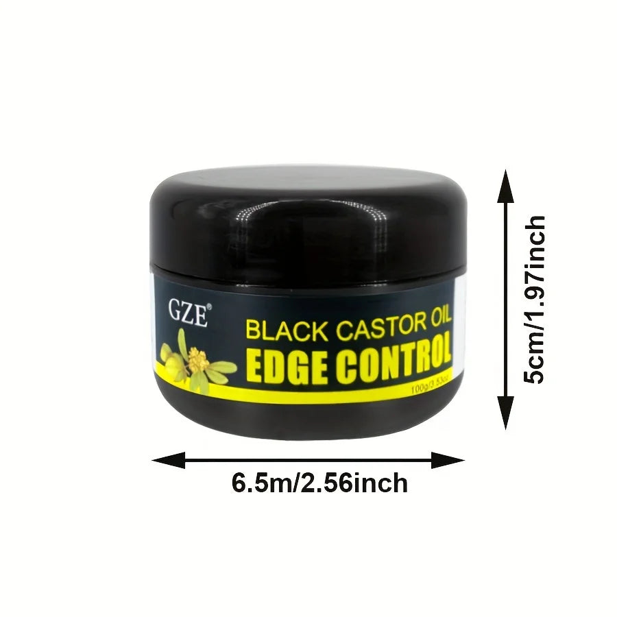 GZE African Black Castor Extra Hold Braid & Loc Twist Gel 100g