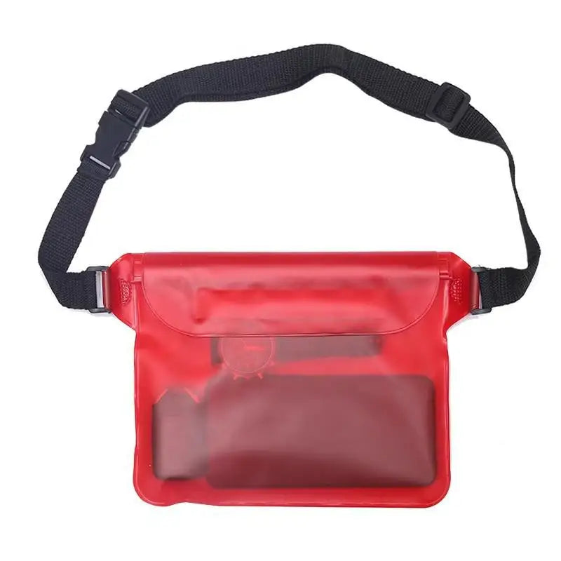 Waterproof Bag Hold ID's Credit Cards Keys Cell Phone Underwater Pouch Waist Pack Fanny Swimming Beach Dry Pouch Case Oasis Select H