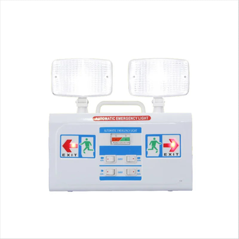 SHINEKNOT Double Head LED Emergency Exit Light | 180-Min Backup
