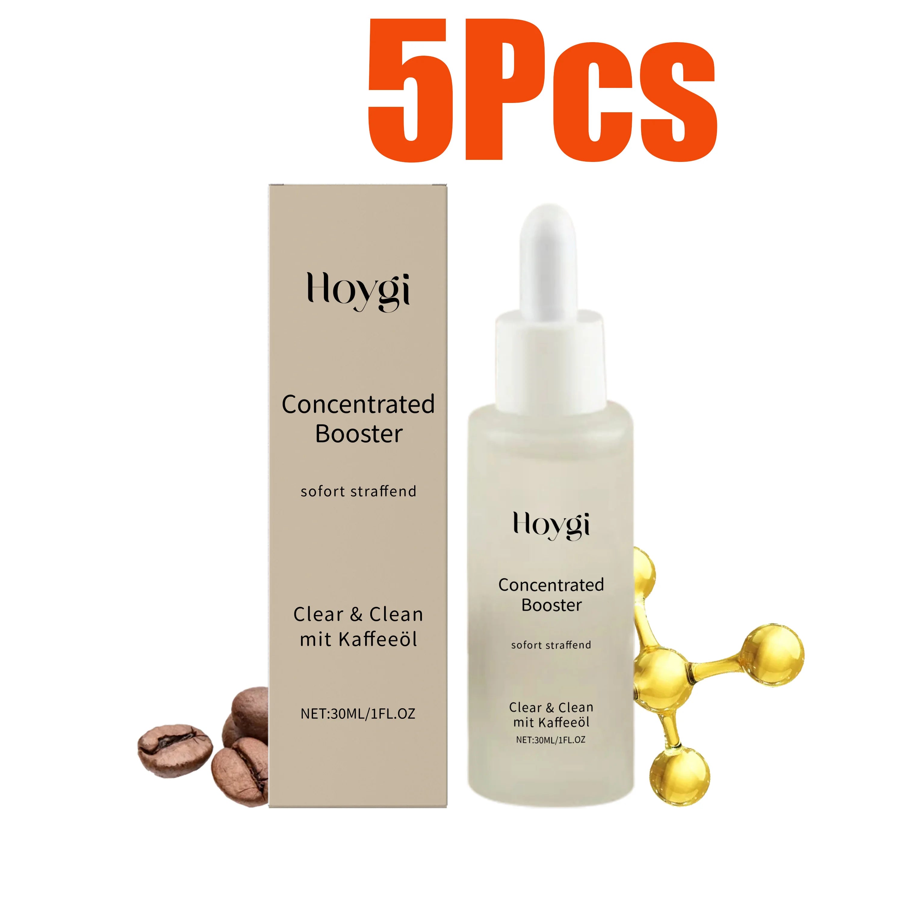 Hoygi Brightening Face Serum – Coffee Oil & Hydrating 30ml Brightening Face Serum Oasis Select 150ml Boxed