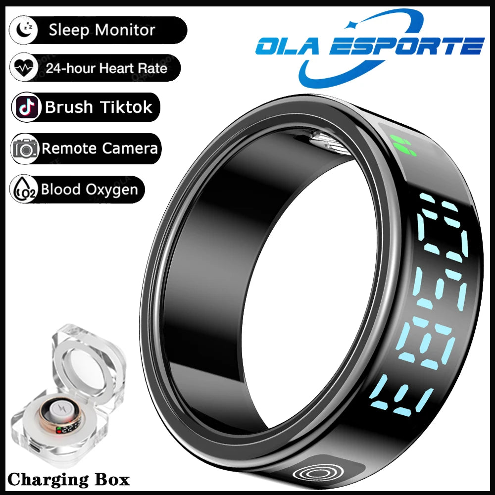Smart Ring – Heart Rate, SpO2, Sleep Tracker & Gesture Control