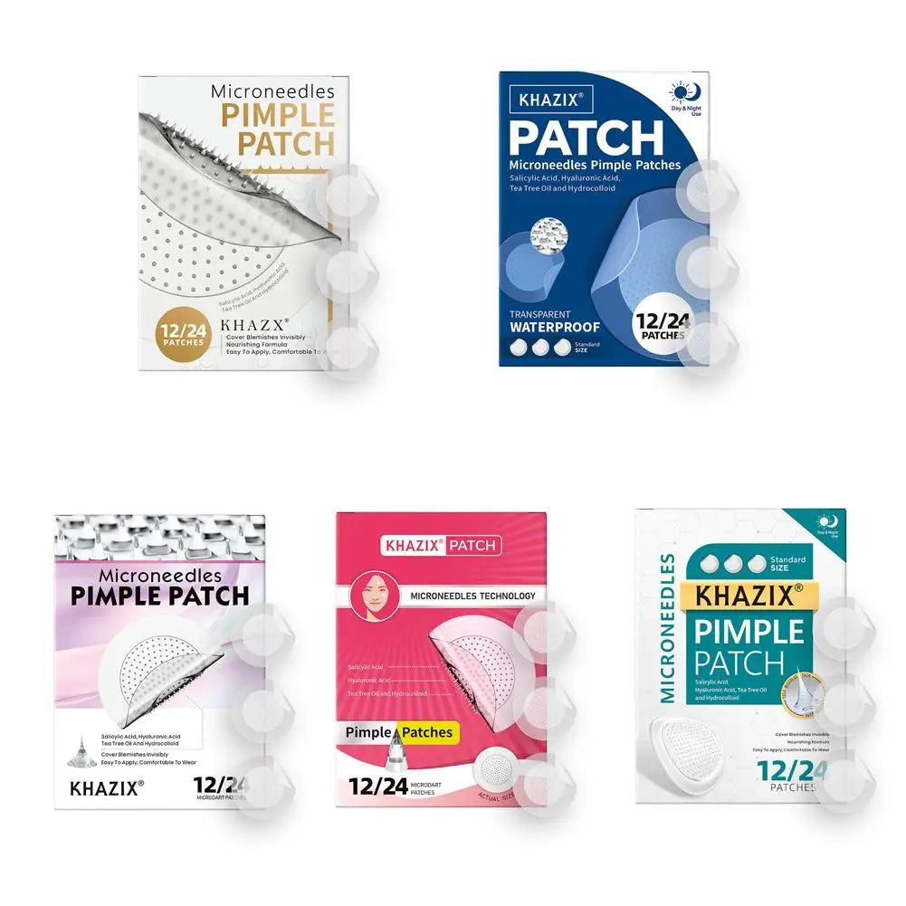12/24PCS Hydrocolloid Micropoint Pimple Patch For Acne Pimples Overnight, Invisible Acne Cover Patches Micro Needle Pimple Patch Oasis Select