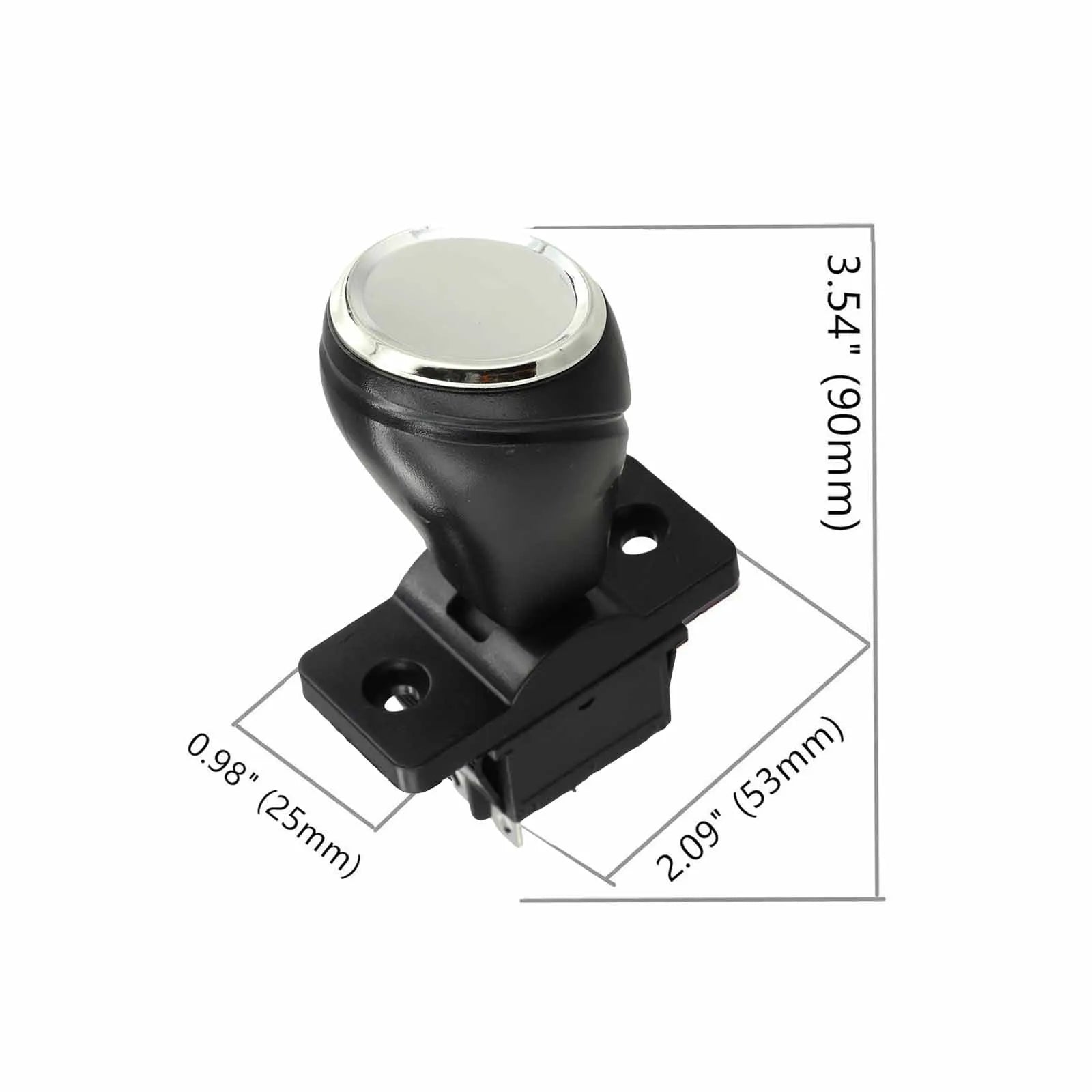 12V Children's Bumper Car Rocker Forward/Reverse Gear Switch 360° Automatic Reset For Manual Kids' Cars Trucks SUV Oasis Select