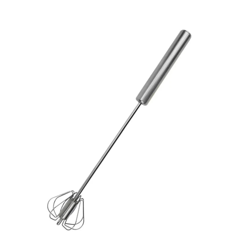 Semi Automatic Mixer Whisk Egg Beater Stainless Steel Manual Hand Mixer Self-Turning Cream Utensils Kitchen Mixer Egg Tools Oasis Select