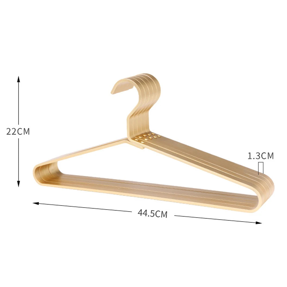 5-Pack Heavy-Duty Aluminum Alloy Coat Hangers | Clothes Rack