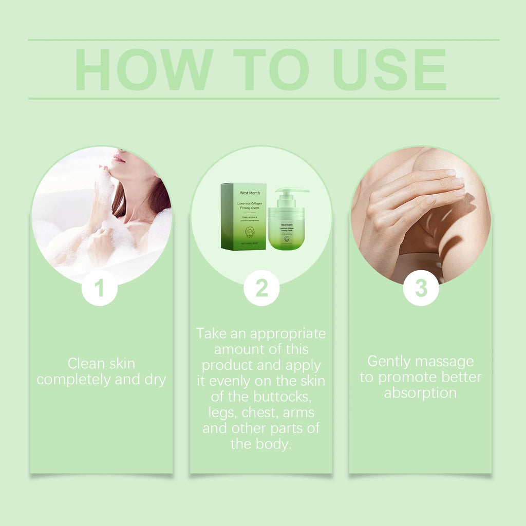 Collagen Body Cream Reduce Fine Lines Improve Sagging Skin Increase Skin Elasticty Body Lotion Moisturizing Nourishing Skin Care Oasis Select