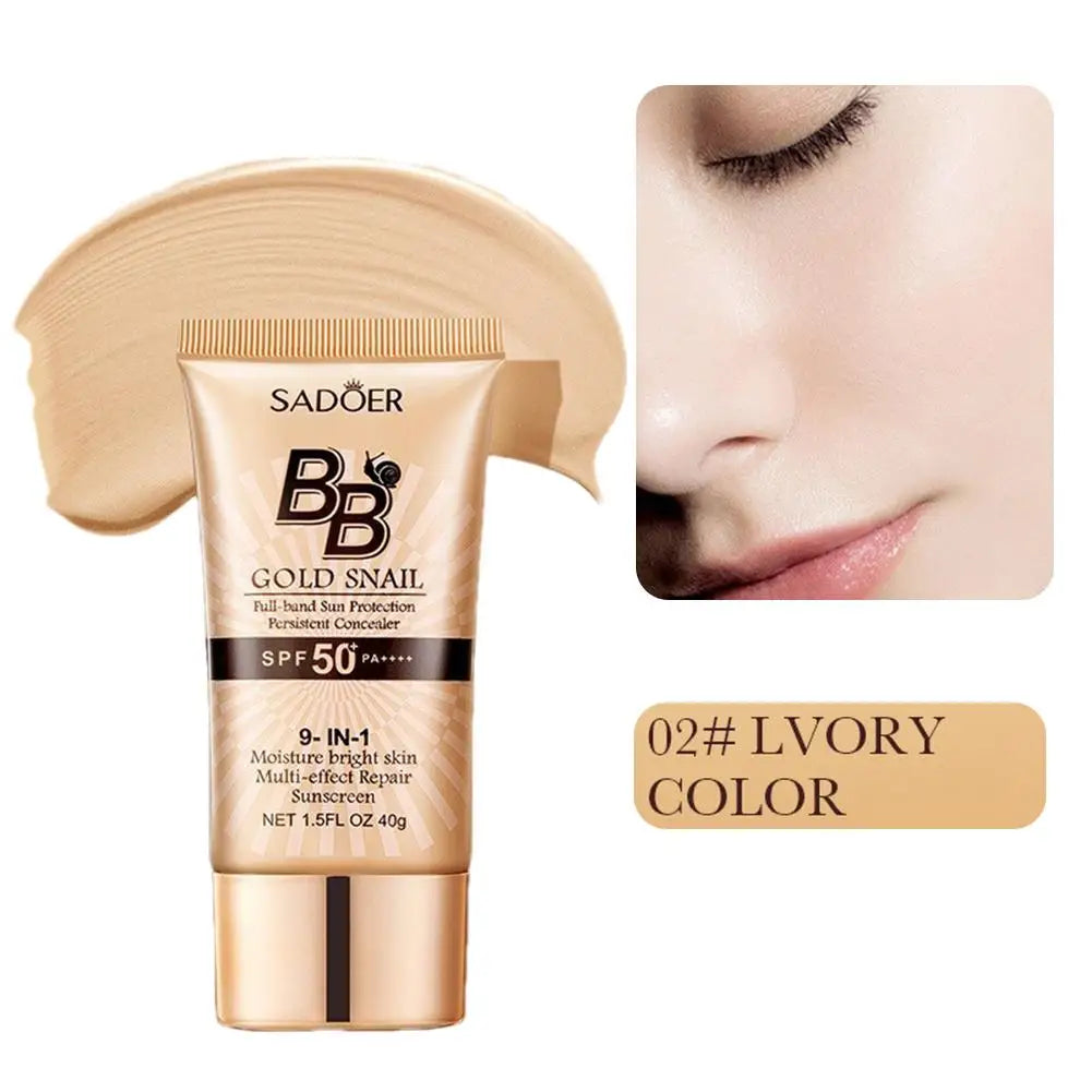 Hydrating Gold BB Cream – Full Coverage Foundation & Concealer BB Cream Foundation Oasis Select 02