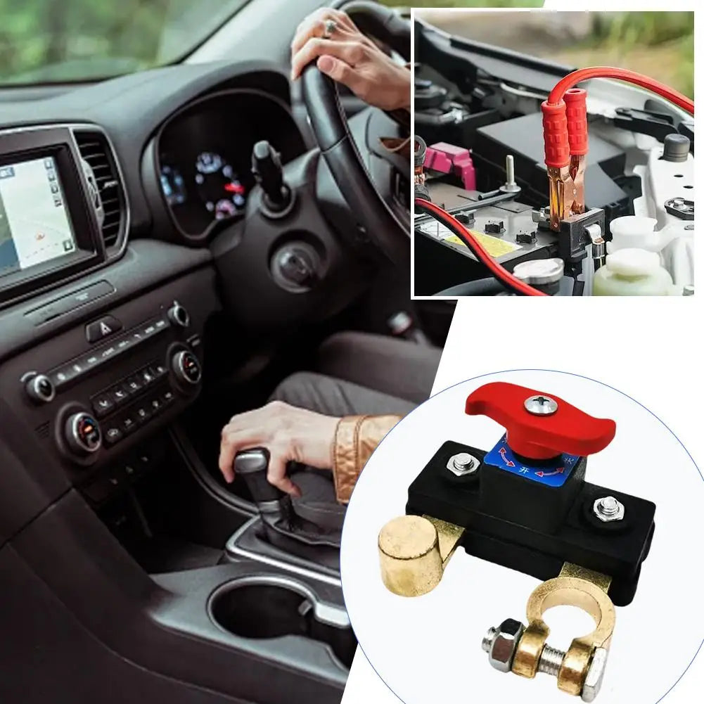 Car Battery Disconnect Switch 12V/24V – Anti-Drain Breaker
