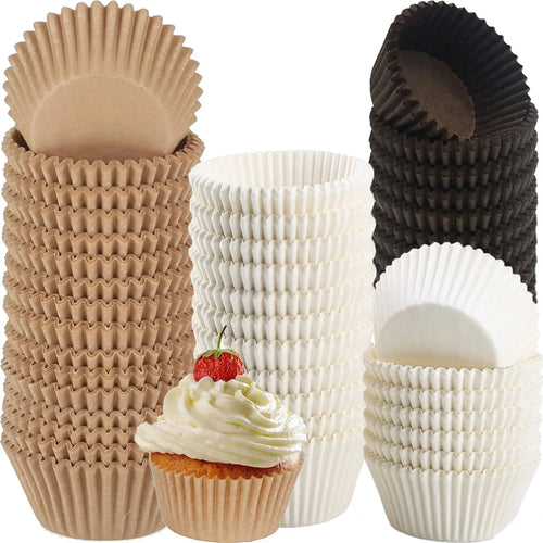 Food Grade 1000Pcs Baking Cups Cupcake Muffin Liners Paper Cup Baking Molds Greaseproof Wrappers Cupcakes Cake Tools Oasis Select