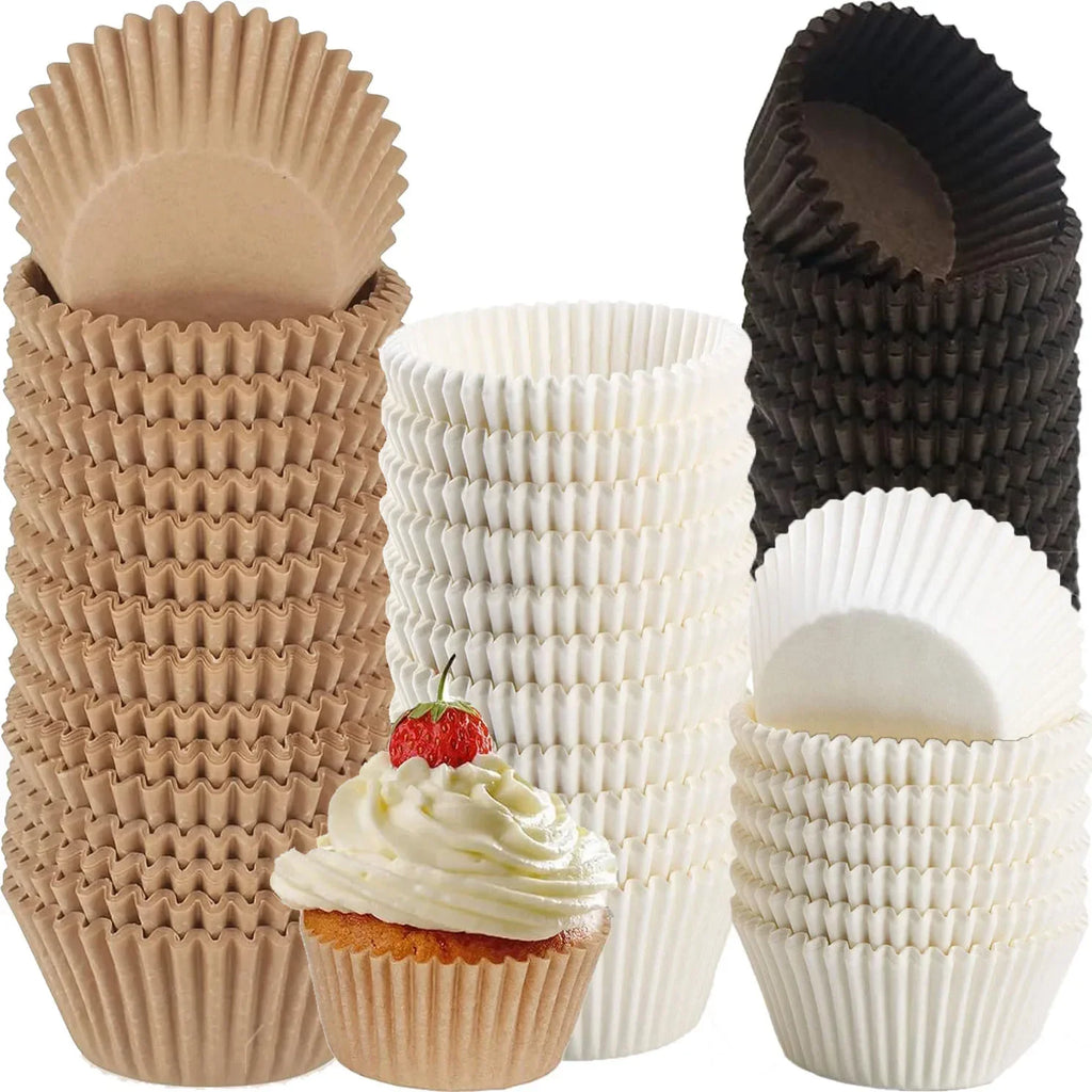 1000-Pack Greaseproof Cupcake Liners – Food Grade Muffin Cups Cupcake Baking Liners Oasis Select