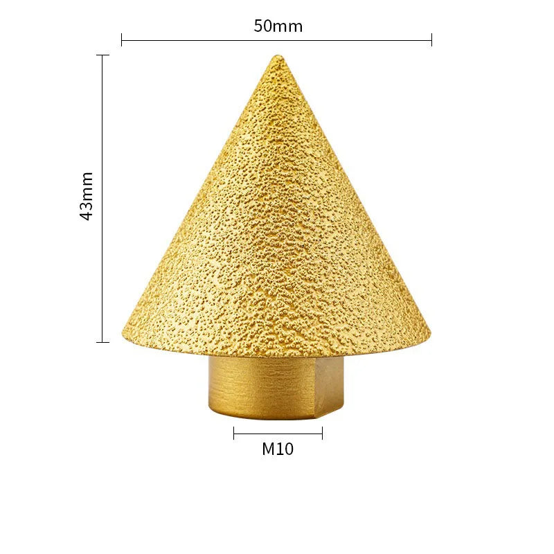 M14 Diamond Chamfer Bits Dia35-75mm Milling Tile Cutter Marble Concrete Hole Saw Masonry Drilling Crowns Construction Job Tools Oasis Select M10x0-50mm