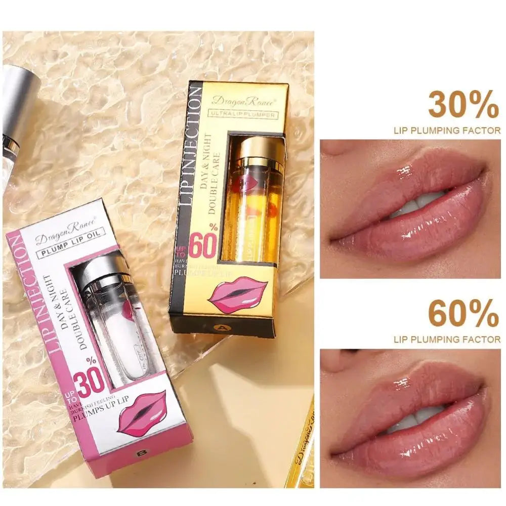 Dragon Ranee Ginger Lip Plumper Oil – Hydrating Roll-On Gloss