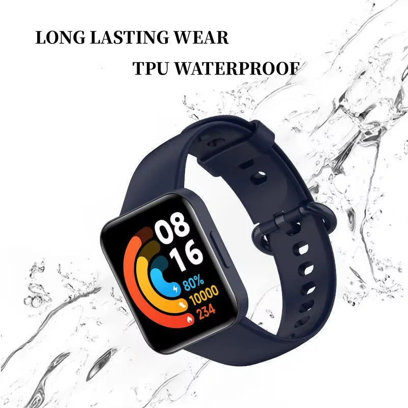Soft Silicone Sport Strap for Redmi Watch 2 Lite & Xiaomi Watch 2 Smartwatch Band Oasis Select