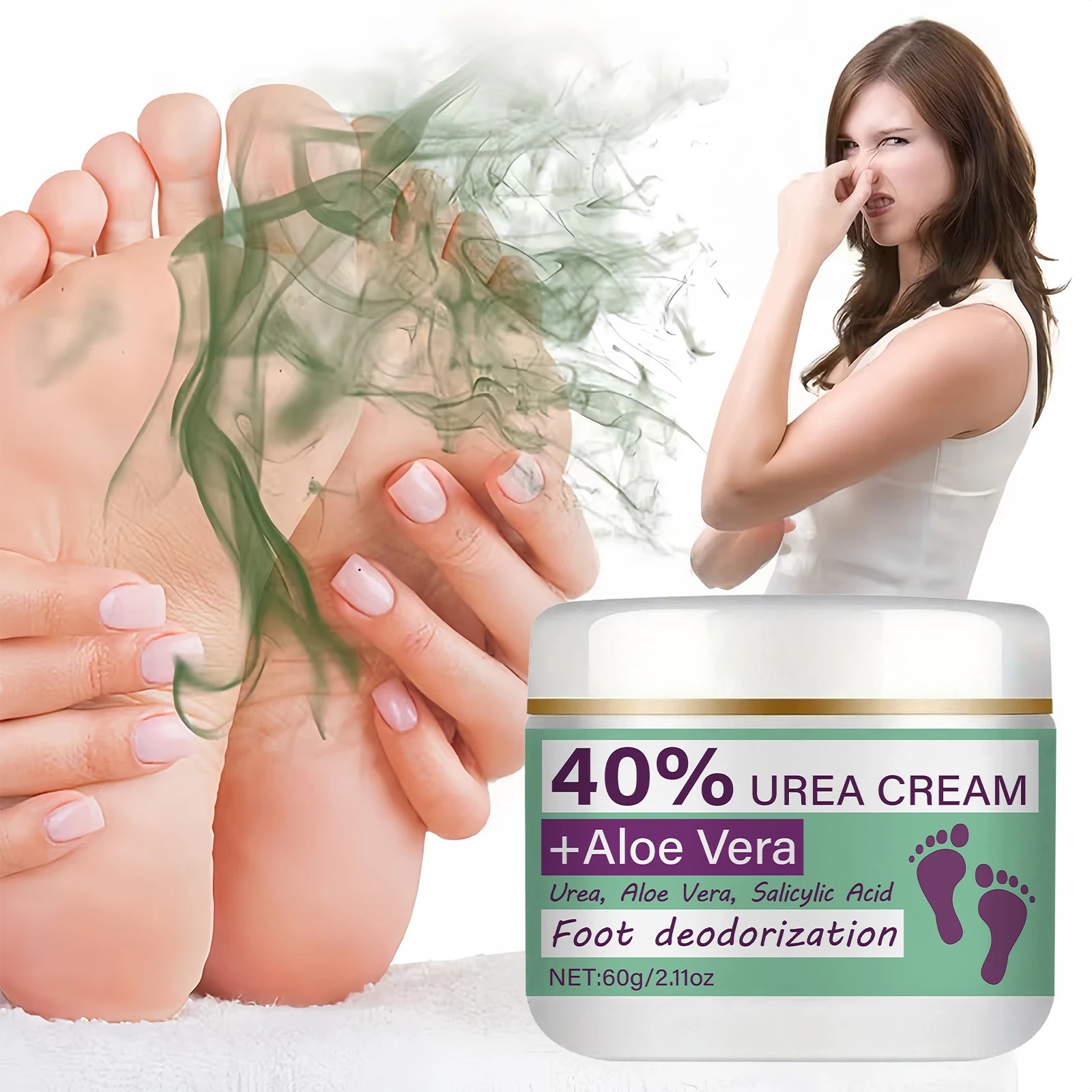 YCHZ Foot Deodorant Cream – Odor Control & Sweat Protection