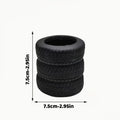 Creative Tire-Shaped Pencil Holder—A Must-Have for Car Enthusiasts—A Fun and Unique Desktop Storage Container Oasis Select black