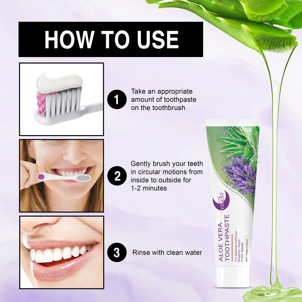 Aloe Vera & Lavender Natural Whitening Toothpaste 100g