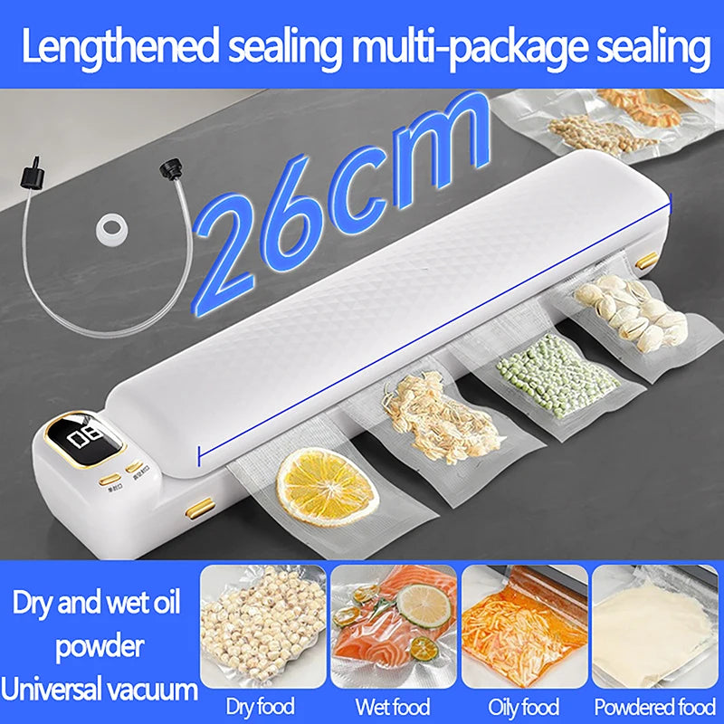 Vacuum Sealing Machine Hose Sealer Machine Pipe Automatic Food Sealer External Pumping Tube Oasis Select