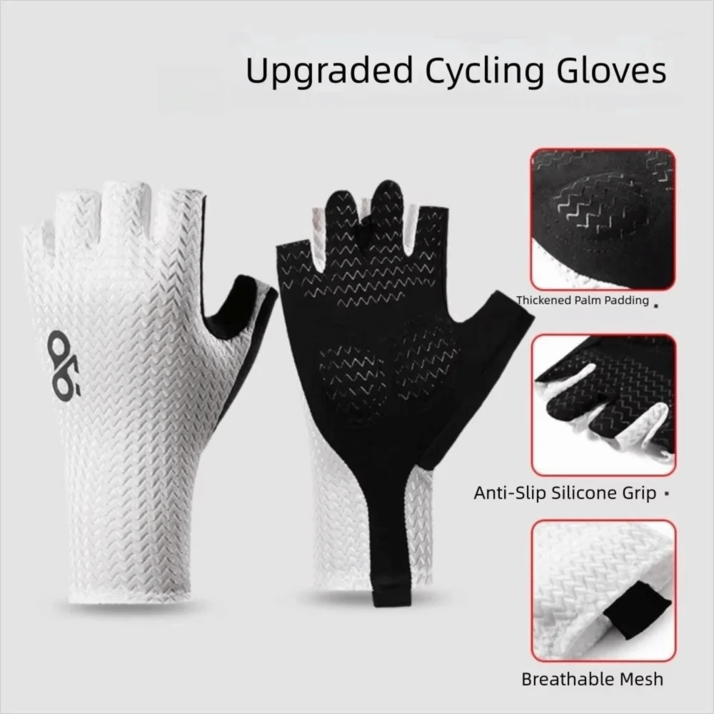 Summer Breathable Cycling Gloves Anti-Slip Wear-Resistant Road Bike Glove Shockproof Motorcycle Glove Cooling Sport Gear Oasis Select