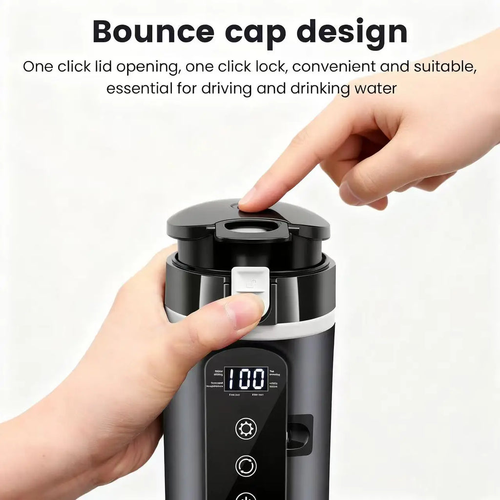 Car Electric Kettle 12V/24V Universal Vehicle-Mounted Heating Cup with 304 Stainless Steel Oasis Select