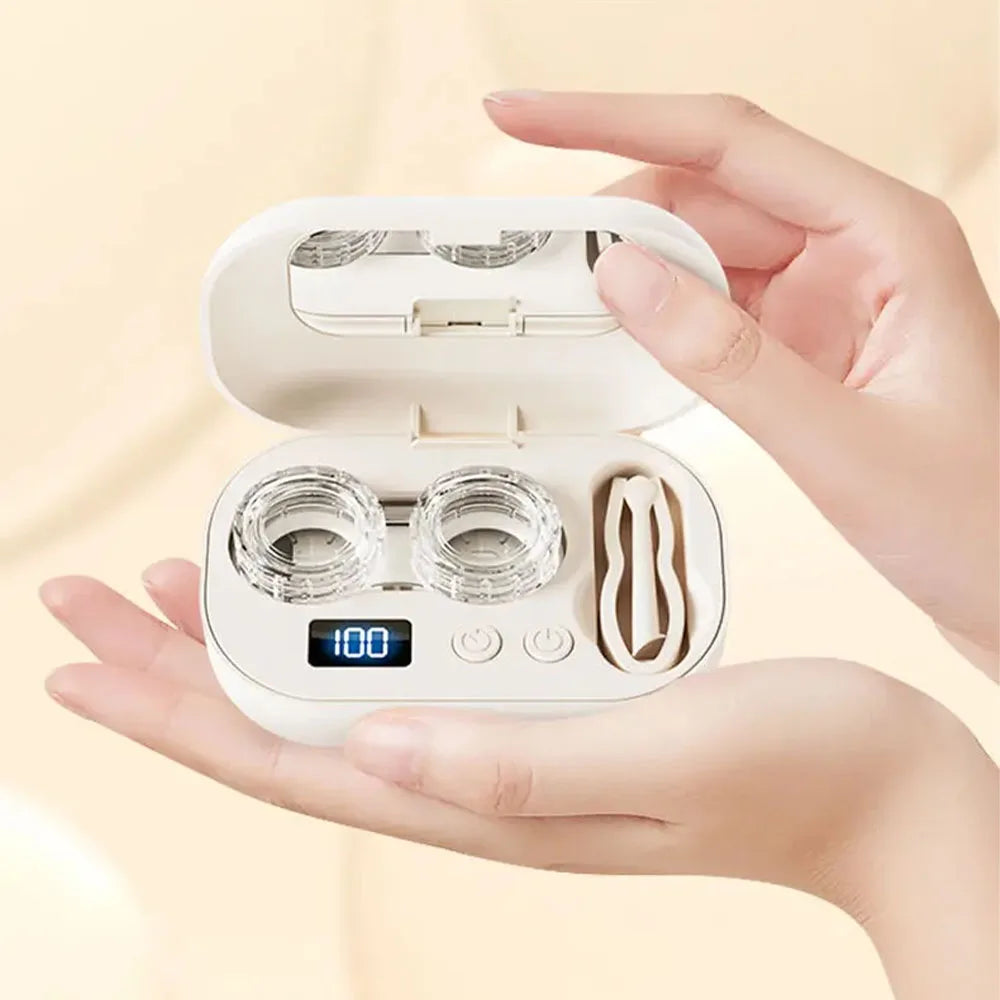URGGU Ultrasonic Contact Lens Cleaner | USB-C Rechargeable