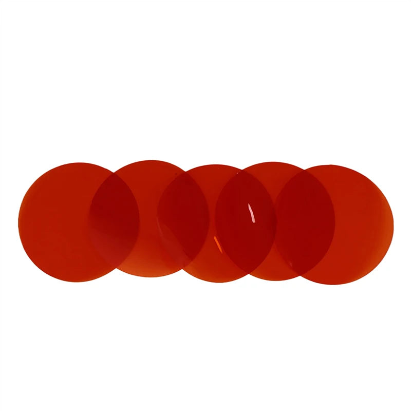 5/10Pcs 10CM Lamp Color Correction Film Self Adhesive Transparent Filter Sheets Light Gel For Headlights Bedrooms Living Rooms Oasis Select Warm Orange 5pcs