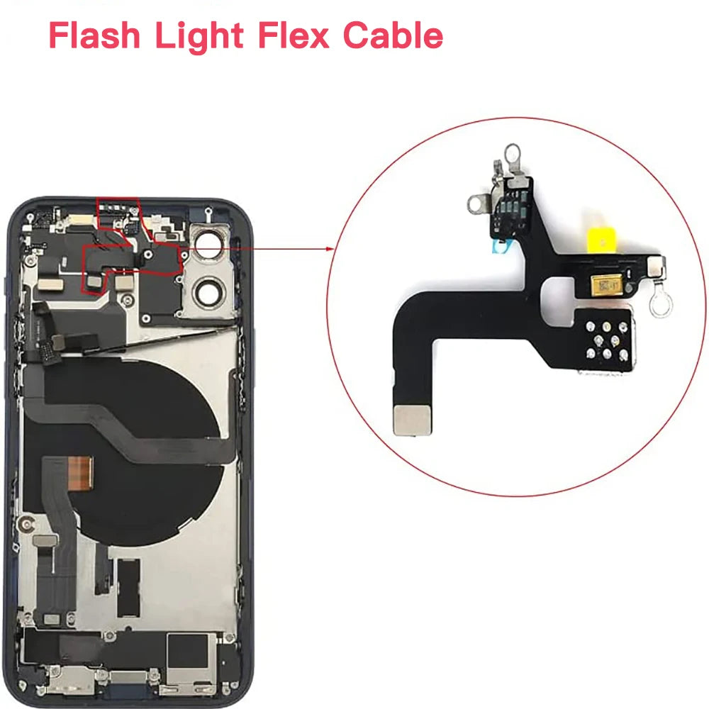 Flashlight Flex Cable iPhone 13 Mini Pro Max + Mic Module