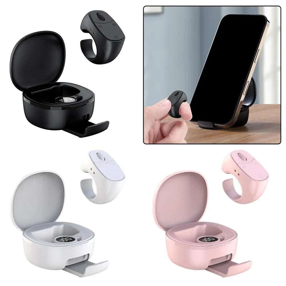 Bluetooth Finger Remote – Selfie, Scroll & Page Turner