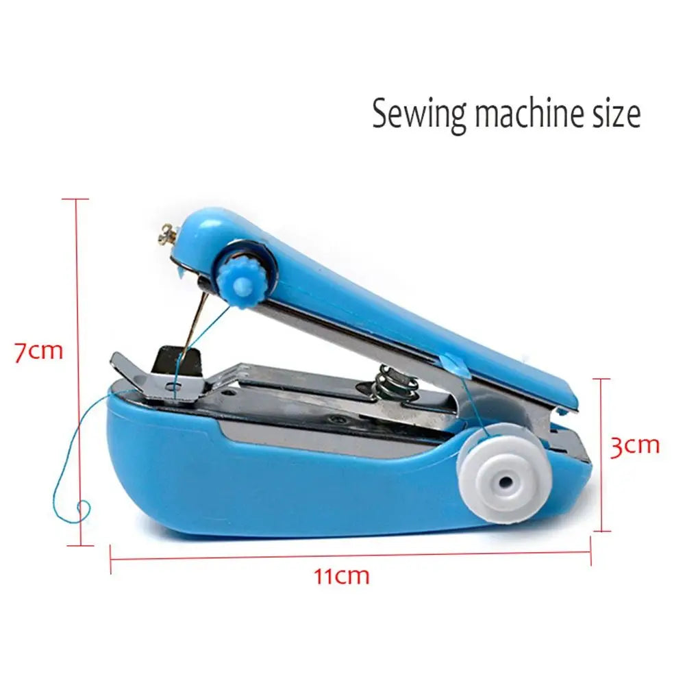 Mini Household Handheld Sewing Machine Pocket Outdoor Portable Sewing Machine Travel Small Sewing Machine for Outdoor Activities Oasis Select