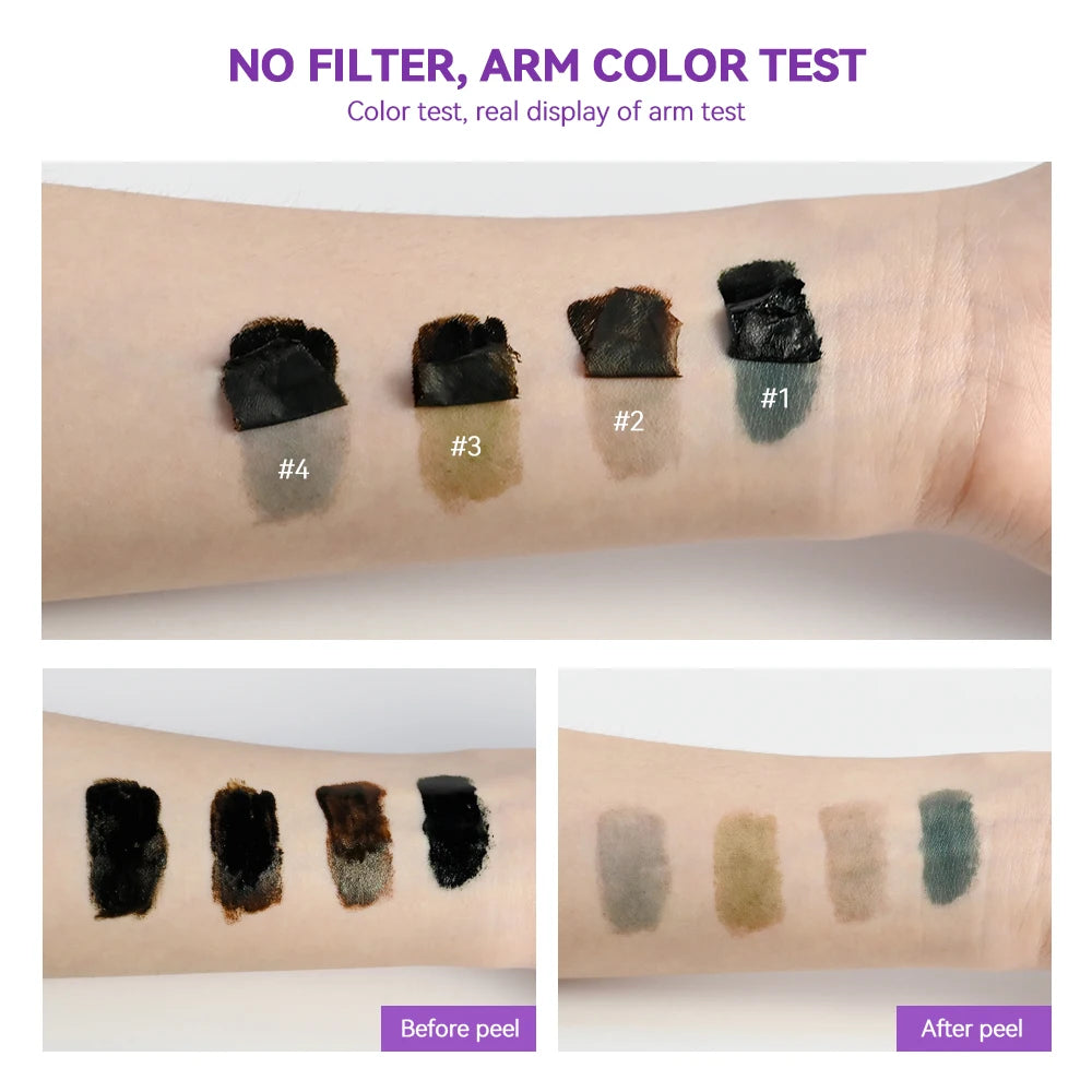 Peel Off Eyebrow Gel Long Lasting Tattoo Easy Cream Natural Finish Smudge-proof Sweat Resistant Waterproof Eyebrow Tint Cosmetic Oasis Select