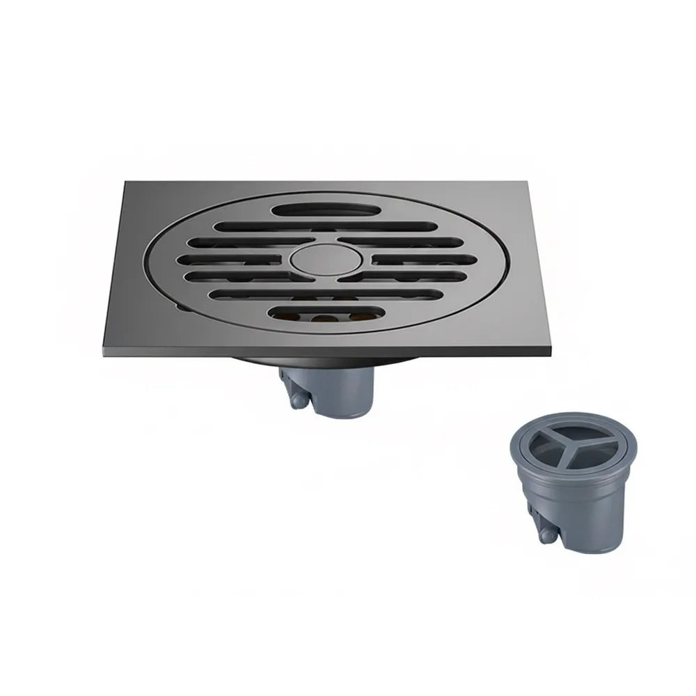 Stainless Steel Shower Floor Drain Grey Backflow Preventer Kitchen Sink Strainer Anti-odor Thickened Waste Drain Universal Oasis Select ABS-A