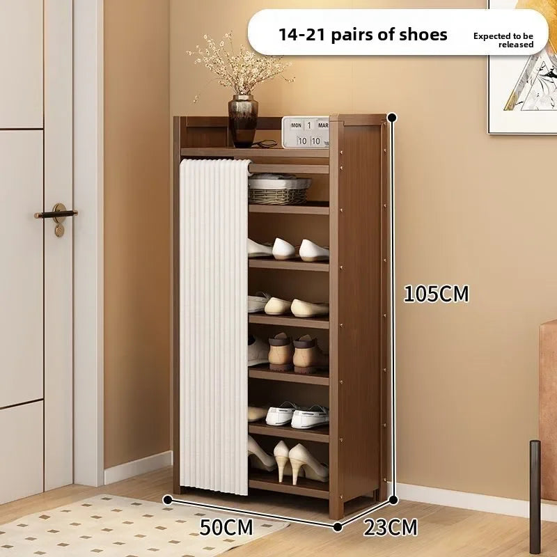 Multi-functional Folding shoe rack installation-free integrated dustproof large-capacity storage shoe rack Oasis Select