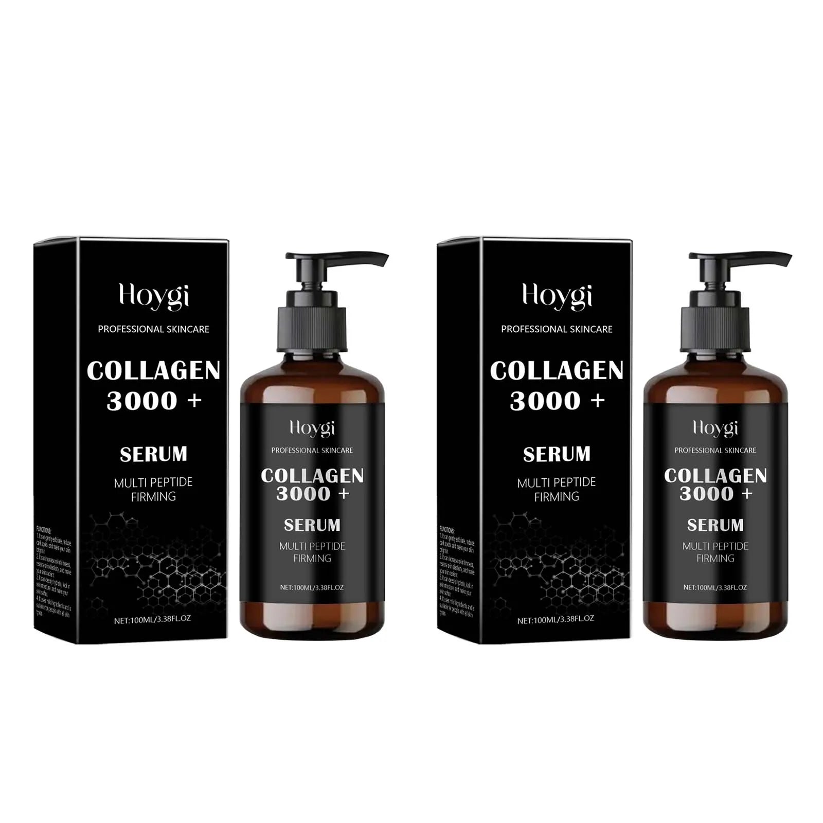 Hyaluronic Acid Serum Lifting Tighten Fade Fine Lines Moisturizing Smoothing Repair Brightening Facial Skin Softening Skin Care Oasis Select 2 x 100ml Boxed