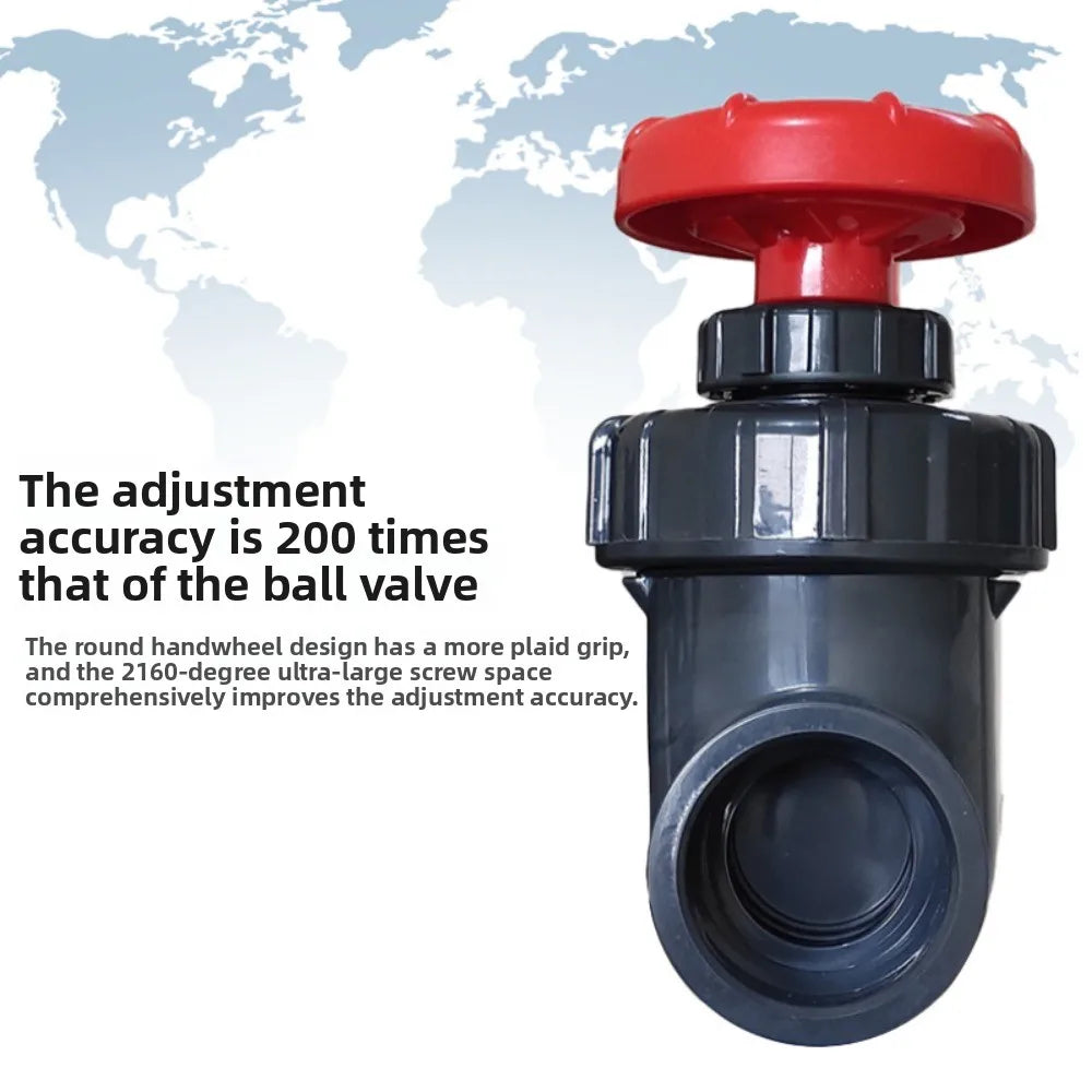 20/25/32/40/50/63mm Hi-quality UPVC Gate Valve Garden Irrigation Aquarium Accessories Precision Flow Control PVC Sluice Valve Oasis Select