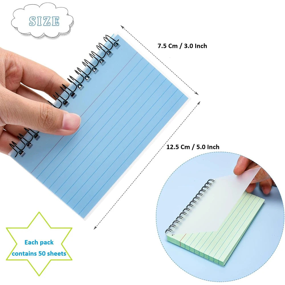 Index Cards with Ring 3x5 Inches 50-250 Sheets Notecards Spiral Flash Cards for Studying Nursing School Office Taking to Do List Oasis Select