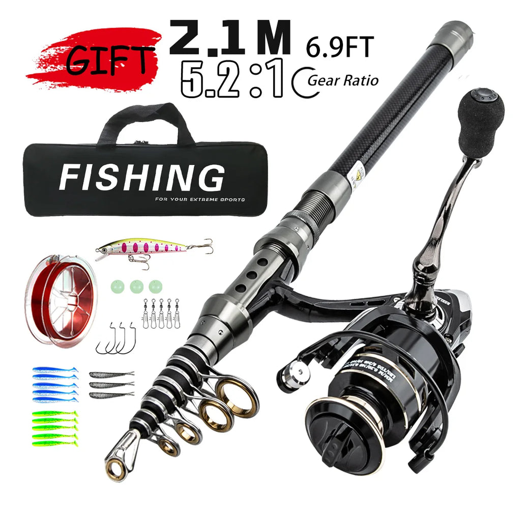 Luya Rod Set Luya Long Throw Perch Throwing Rod Sea Fishing Blackout Fishing Rod Oasis Select 2.1mSuit