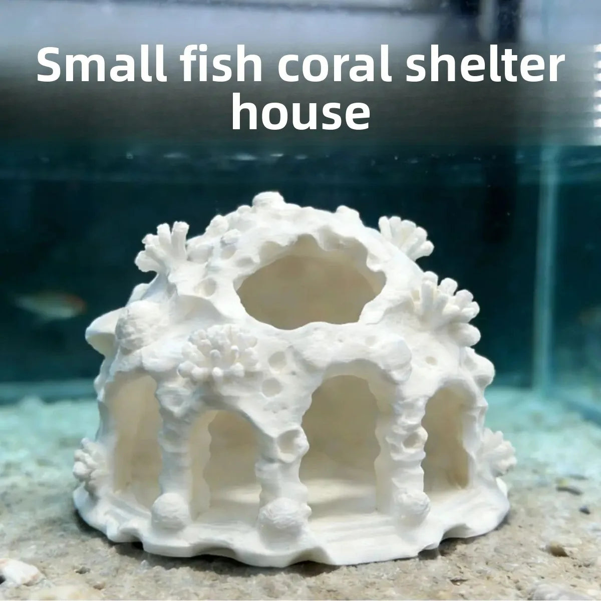 Aquarium Hideaway Cave Decor Fish Shrimp Breeding Shelter Underwater Hiding House for Aquarium Safe Resting Fish Ornament Oasis Select