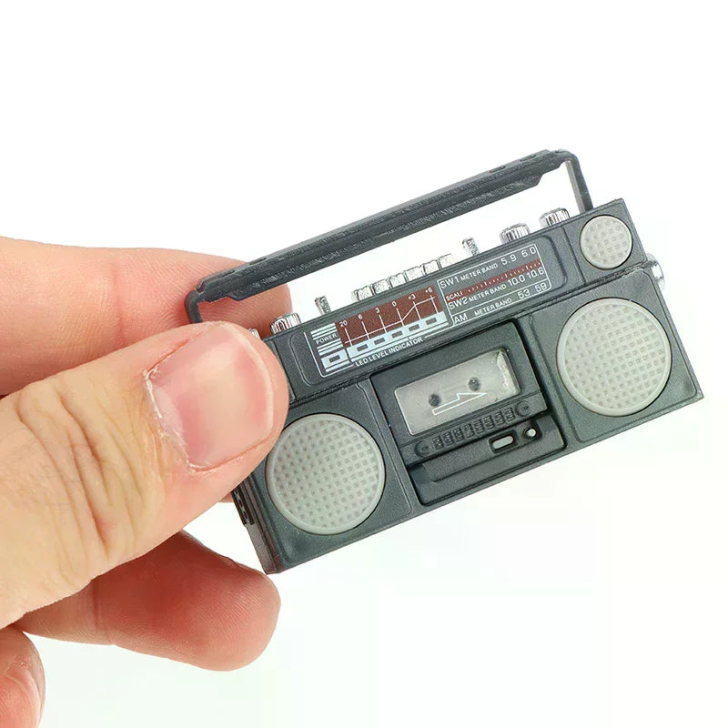 1:12 Dollhouse Miniature Radio Model Recorder Player Toy Doll Furniture Decor Oasis Select