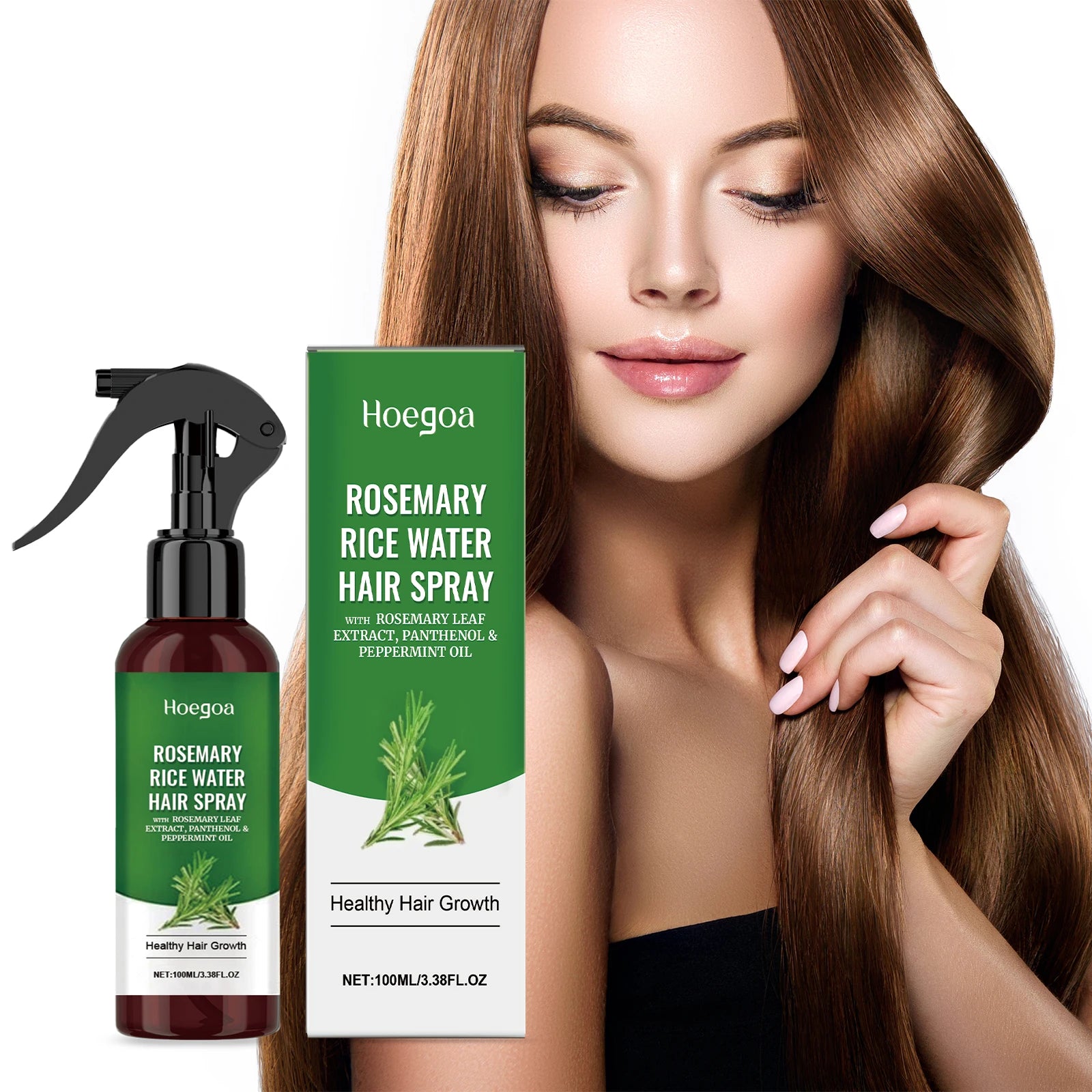 HOEGOA Rosemary Hair Growth Spray – Anti-Baldness Scalp Treatment Hair Growth Spray Oasis Select