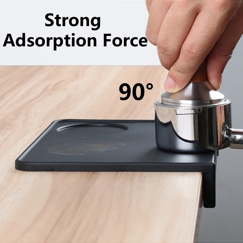Coffee Tamper Mat Food Grade Nonslip Silicone Flat And Corner Press Powder Pad Espresso Coffee Tamping Rest Holder Tools Oasis Select