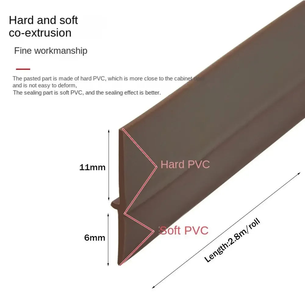 Moisture-proof Insect-proof Gap Filling Dust-proof Strip Self-Adhesive Cabinet Door Strip Seal Strip Oasis Select