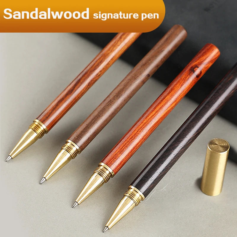 Vintage Ballpoint Pen Brass Ball Roller Pen Metal Cap Ball Pen School Students Office Stationery Supplies Writing Tools Oasis Select