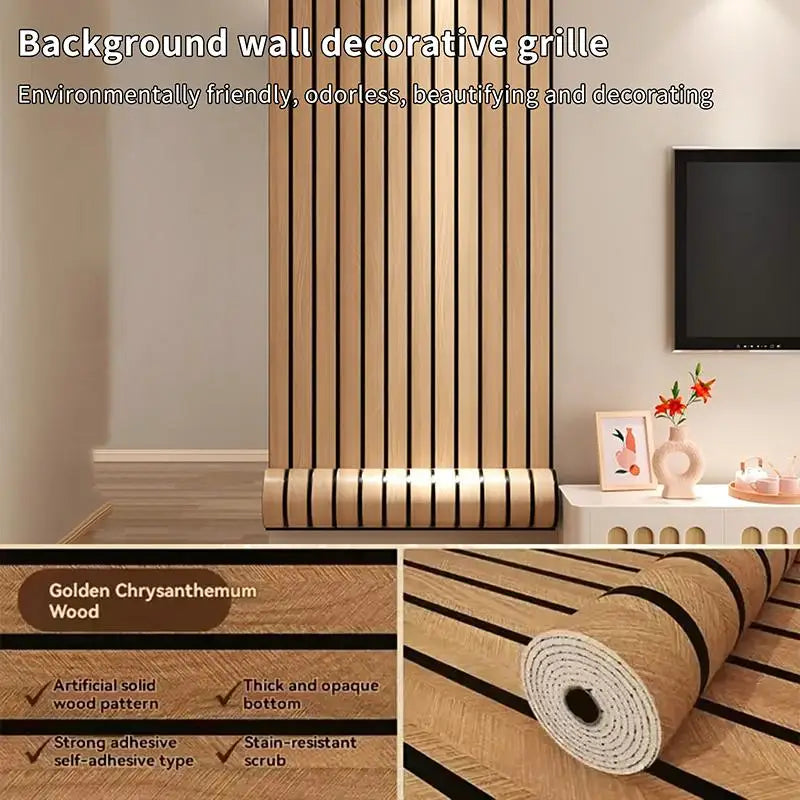 1pcs Thick Brown Grid Peel And Stick Wallpaper Faux Plaid Design Waterproof Ideal For Walls Ceilings Home Decor Oasis Select