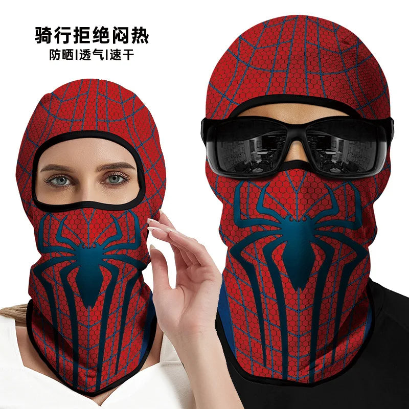 3D Funny Mask Motorcycle Face Cover Ski Mask Joker Skull Balaclava Headgear Outdoor Hiking Camping Neck Gaiter Bandana Scarf Men Oasis Select Lavender