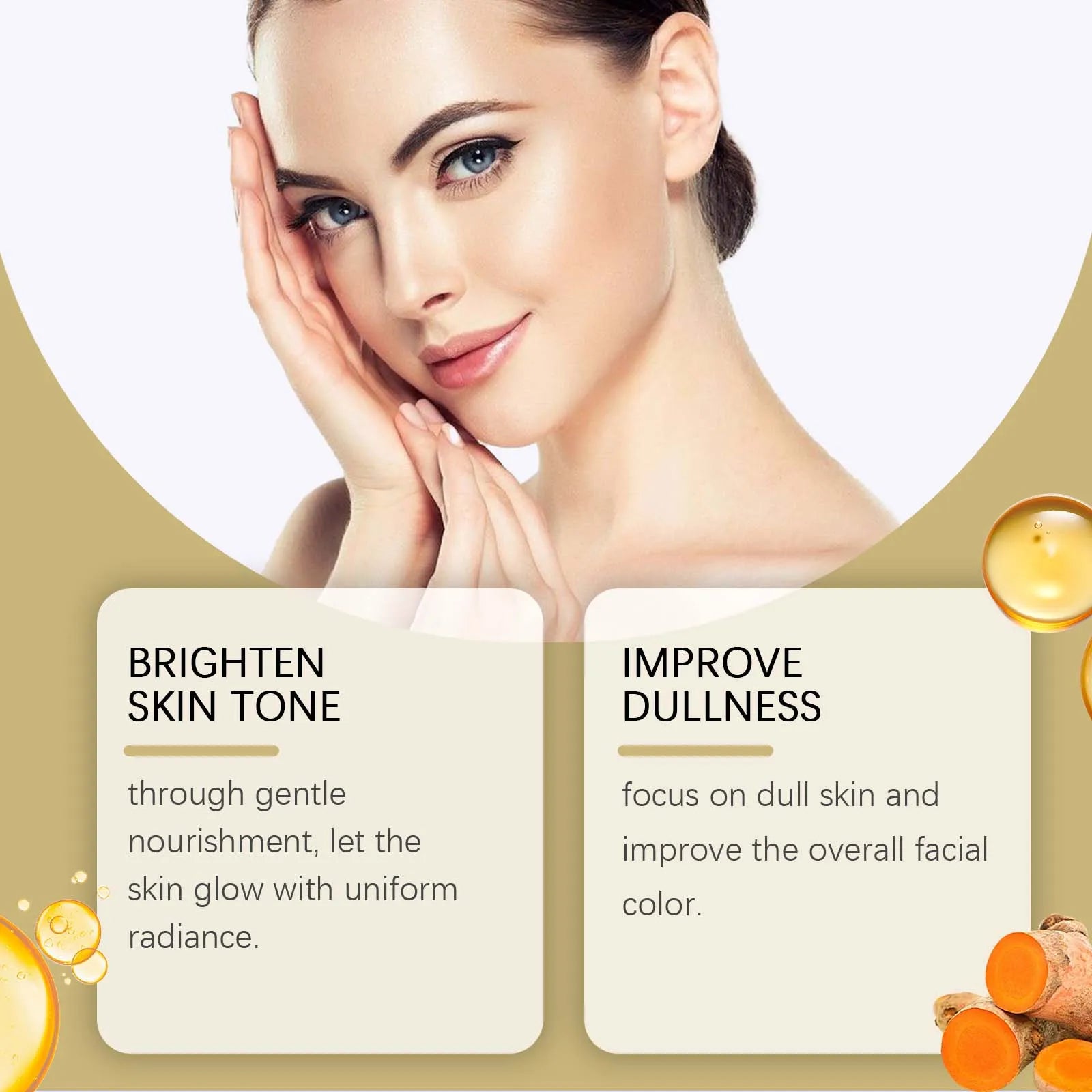 Hoygi Turmeric Face Serum – Brightening & Dark Spot Corrector Face Brightening Serum Oasis Select