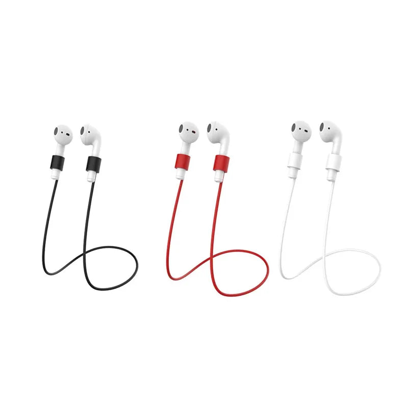1/3pcs Silicone Strap Magnetic Anti-Lost Rope Bluetooth TWS Earphone Anti Lost Strap For Airpods 1/2/3 Gen Lenovo Earbuds Cord Oasis Select 3pcs mix Magnetic