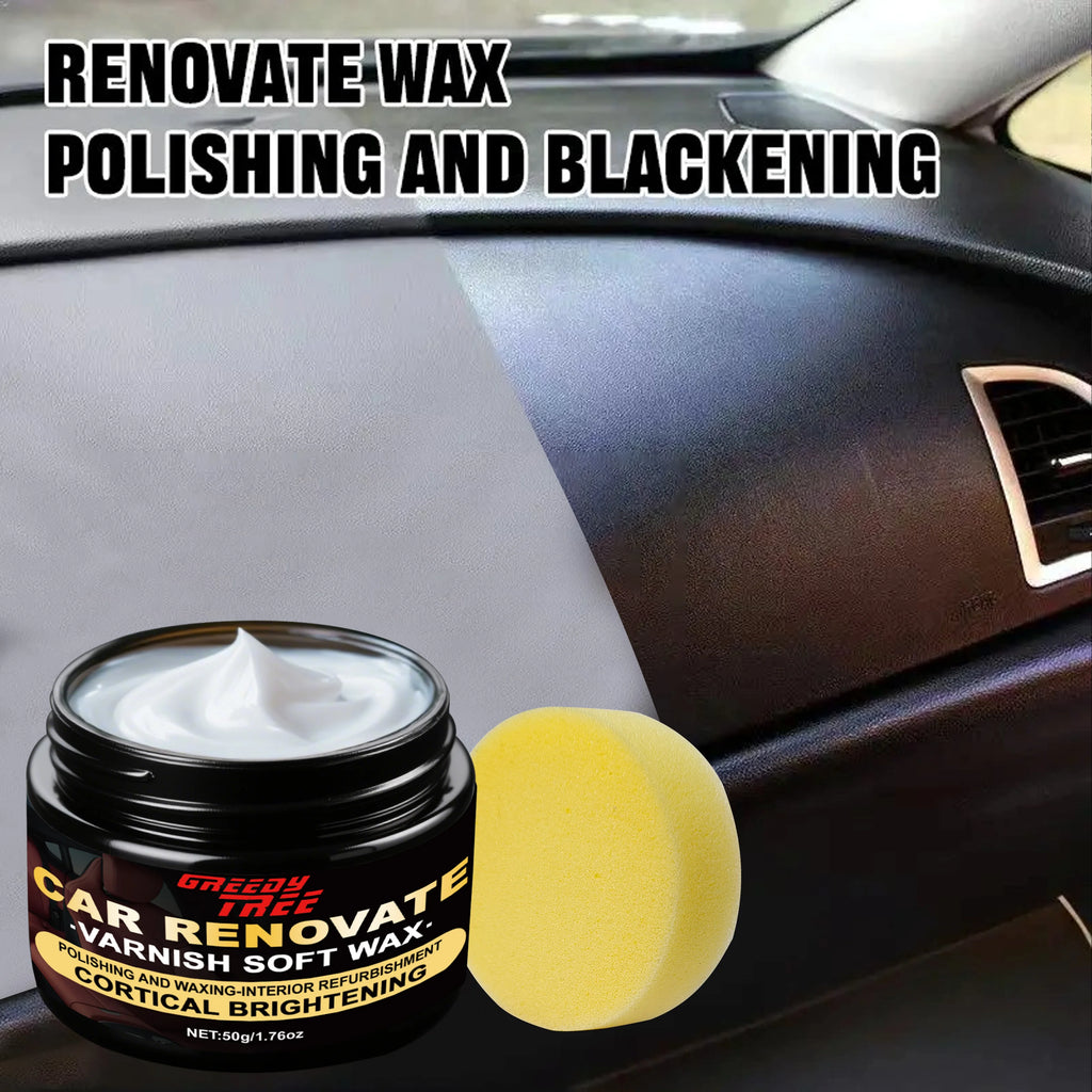 Car Interior Repair Wax – Nano Coating, Plastic Restorer & Polish